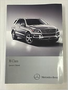2012 Mercedes M Class Owners Manual Set W Comand Mercedes