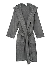 TowelSelections - Albornoz con capucha para mujer, algodón de rizo, fabricado en Turquía