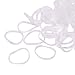 3200 Pcs Elastic Rubber Bands Small Hair Ties Hair Rubber Mini Hair Bands Hair Elastics Tiny Soft Holder Ponytails for Girls (Clear)