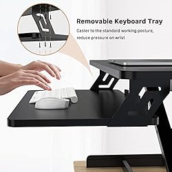 JOY worker Standing Desk Converter, 32" Wide Height