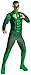 Green Lantern Deluxe Hal Jordan Costume With Light Up Muscle Chest, Green, Large