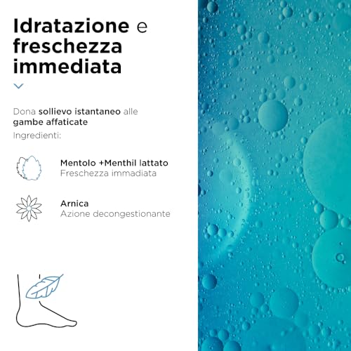 SoloUno® DrenaGel with Diosmin, Bromelain and Melilot – Lymphatic Drainage and Vasotonic Anti-Cellulite Gel | Stimulates circulation and reduces the feeling of heaviness in the legs – Made in Italy 125 ml
