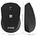 Splaks Wireless Optical Computer Mouse, 2.4Ghz Wireless Mice Portable Office Mouse, Left or Right Hand Mouse 3 Adjustable DPI, 4 Buttons with Nano USB Receiver for Computer, Laptop, MacBook