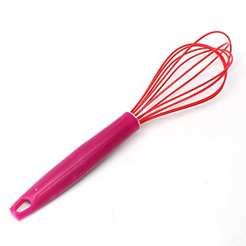 Silicone Coated Whisk With Heat Resistant Balloon Wire Whip. Non-Stick Silicone Whisk Is Pefect For Whisking Or Stirring Sauces, Gravies, Eggs, Creams On The Stove Or In The Oven.
