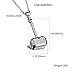 OSTAN Men's Necklace Thor Hammer Stainless Steel Necklace For Men and Women Hammer Pendant Necklace 24 Inch Chain