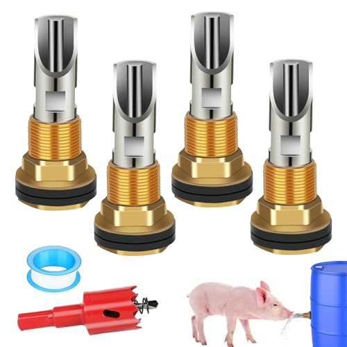 GINDOOR Pig Waterer Nipple Kit