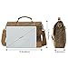 Lifewit Mens Messenger Bag 15.6 Inch Waterproof Vintage Waxed Canvas Genuine Leather Laptop Bag Computer Shoulder Handbag