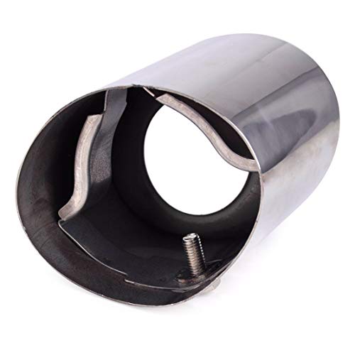 Radracing Exhaust Muffler Tail Pipe Tip Stainless Steel Compatible Accord 2008 2009 2010 2011 2012