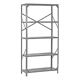 Edsal 7216H Steel Commercial Shelving Unit, 36" Width x 72" Height x 16" Depth (Misc.)