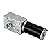 uxcell DC 12V 220RPM Worm Gear Motor 5kg-cm Reversible High Torque Speed Reduce Turbine Electric Gearbox Motor 8mm Shaft