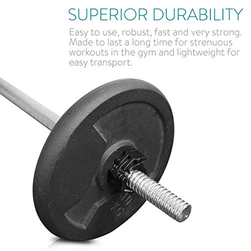 Navaris-2X-Hantelverschluss-im-Set-versch-Gren-Hantel-Schnellverschluss-1-Paar-Verschluss-Klemmen-in-Schwarz-fr-Hantelstange-Langhantel