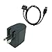 Nook HD Charger Nook Tablet Charging Cable Barnes Noble Power Kit AC Wall Charger Adapter Plus USB Data Cable for Nook HD 7 Inch HD+ 9 Inch BNTV400 BNTV600