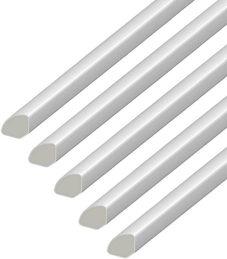 Virtual Plastics uPVC Quadrant Trim 13mm White 5 Pack 2 Metre Window Tile