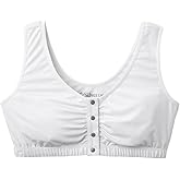 Silverts Front Closure Bra - Comfortable Adaptive Front Snap Bra for Elderly