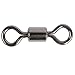 Dr.Fish Barrel Fishing Swivels, Available from #12-#12/0, Stainless Swivels Fishing Tackle Saltwater, Freshwater, Leader/Line/Lure Connector #1 104LB