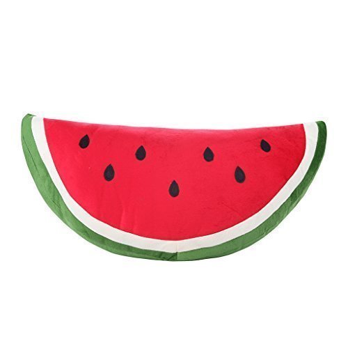 Kaylee & Ryan 21.7" Cute Semicircular Watermelon Pillow For Kid