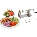 Maxam KTSPIRAL Stainless Steel Vegetable Spiral Slicer (Kitchen)