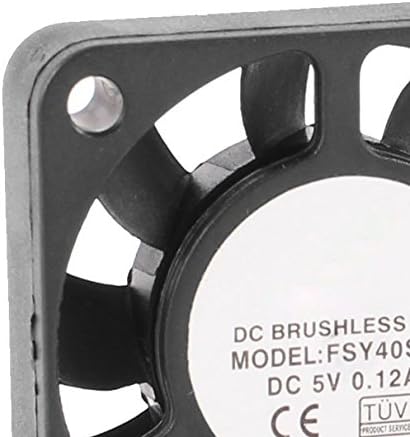 Cailiaoxindong CAA-40mm x 10mm 0.12A 2Pin 5V DC Brushless Sleeve Bearing Cooling Fan