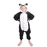 Emolly Fashion Kids Animal Panda Pajama Onesie - Soft and Comfortable with Pockets (10, Panda)