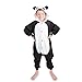 Emolly Fashion Kids Animal Panda Pajama Onesie - Soft and Comfortable with Pockets (10, Panda)