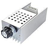 uniquegoods AC 220V 10000W High Power SCR Motor Speed Controller Voltage Regulator Dimming Attemperation Thermoregulation Board