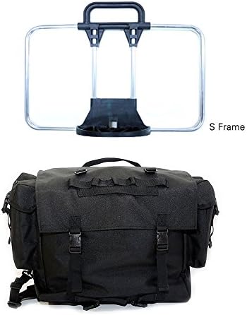 Rucksack Bag and Frame Set for Brompton (Black + S Frame)