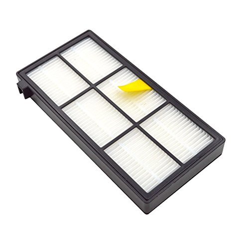 DerBlue Replacement Parts for iRobot Roomba 860 880 805 860 980 960 Vacuums, With 5 Pcs Hepa Filter, 5 Pcs 3-ArmedSide Brush, 2 Set Tangle-Free Debris Rollers,1 small brush, 1 screwdriver