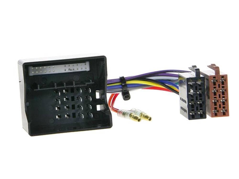 Audioproject A306 - Car Speaker Wire Harness Quadlock to ISO Aftermarket Stereo Connector- compatible with: Mercedes A B C CLK CLS ML R S Klasse SL Sprinter Vito Viano W169 W245 W203 W209 Auto-Radio bypass cable