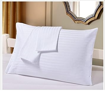 Amazon Com White Striped Set Of 2 Pillowcase 14x20 Size Baby