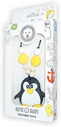 Teething Necklaces or Mom to Wear, Baby Teething Necklace, 100% Toxins Free Silicone Teething Necklace - Little Pengu