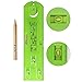 Esste Picture Frame Level Ruler - Suspension measurement marking position tool with a pencil for measuring the suspension and horizontal wall of the roof (Frame Ruler)