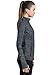 Matymats Women's Active Full-Zip Track Jacket Yoga Running Athletic Coat With Thumb Holes,Small,Heather Black