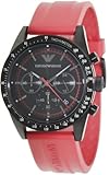 Armani Sportivo Chronograph Rubber - Red Men's watch #AR6114