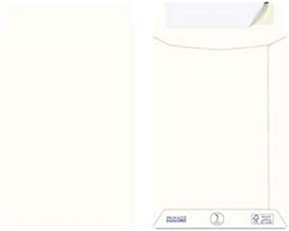 Kami S0250007 500 Bags Flat Strip, F.to 162 x 229 in Recycled Eco Paper 100 g