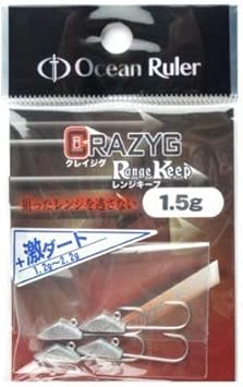 Amazon 釣研 ルアー Nr クレイジグ レンジキープ 1 5g 6 釣研 オモリ シンカー