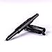 ARMOR-Survival Tactical pen aircraft aluminum with emergency glass breaker, survival self defense pen (EDC), ink refill (Black)
