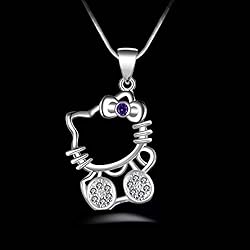 UUONLY Hello Kitty Necklace, Kitty Cat