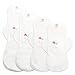 Hesta FDA Registered Organic Reusable Cloth Natural Sanitary/Menstrual Pads,Starter Value Kits PMS Relief (4Pads/White)