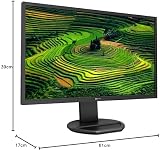 Philips 221B8LHEB 22 inch FHD Monitor 1080p 1ms TN HDMI VGA Height Adjust view 6