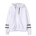KESEE Coat ☀ Women Sheer Lace Long Sleeve Hooded Patchwork Sweatshirt with Pockets