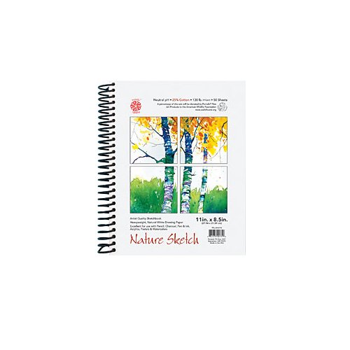 Pentalic Nature Sketch Pad, 15-Inch by 11-Inch