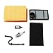 Hipa TS400 Air Filter TS400 Parts for STHIL TS 400 Concrete Cut Off Saw Replace 4223-141-0300 4223 141 0300 Fuel Filter Spark Plug Tune Up Kit