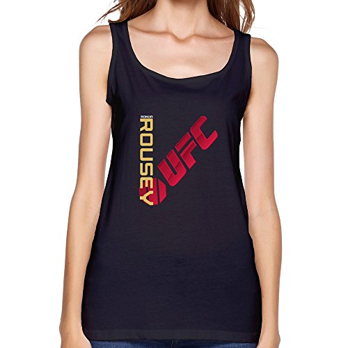VID Ufc ronda rousey bantamweight champion logo Cool Tank Top Black L For Women