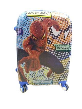 Spiderman Print Kids Suitcase Lagguage Travel Trolley Bag 18 INCHES