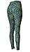 VIV Collection One Size Print Fashion Leggings, Shining Wheels