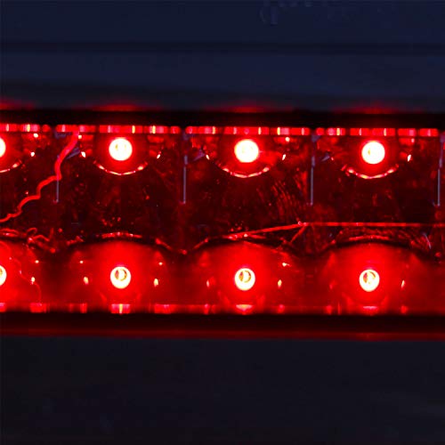 for 2003-2016 Ford Expedition Lincoln Navigator LED Bar 3rd Third Tail Brake Light Rear Lamp High Mount Stop light (Chrome Housing Smoke Lens) - Thumbnail 3
