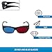 Universal Type 3D Glasses TV Movie Dimensional Anaglyph Video Frame 3D Vision Glasses DVD Game Glass Red and Blue Colorthumb 3