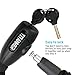 Titanker Bike Chain Lock, 3.3-Feet Security Anti-Theft Bike Lock Chain with Keys Bicycle Chain Lock Bike Locks for Bike, Motorcycle, Bicycle, Door, Gate, Fence, Grill (8mm Thick Chain, Black)