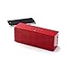 AmazonBasics Wireless Bluetooth Dual 3W Speaker with Built-in Microphone - Red