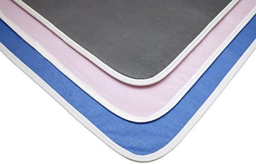 Full-Size Heat &amp; waterproof Ironing Blanket - Extra Large Silicone Coated Ironing Mat with anti-skid, waterproof &amp; heat-safe backing to protect any surface/furniture - Ironing Mat - Color/Modern Gray